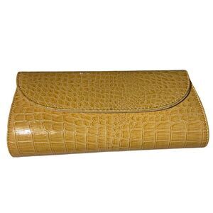 Clutch purse/bag, evening bag, Yellow, with 2 straps,New Without Tags